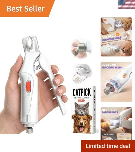Cat nail clippers - 2-in-1,
