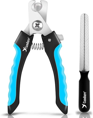 Dog nail clipper - with, safety